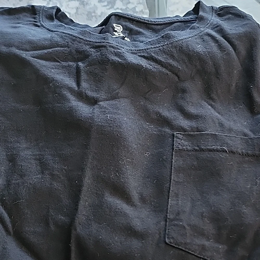 Mens Big And Tall 5xl Black Pocket T Shirt And 4x Casual Draw String Shorts - Picture 2 of 5